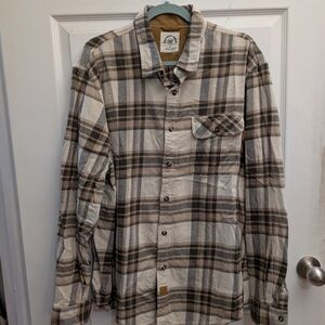Plaid Button-Up Shirt